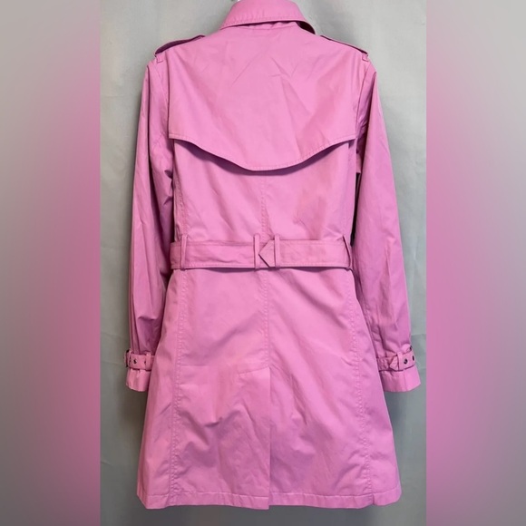 Mackintosh New England Belted Trench Coat Size 8 Hot‎ Pink - Picture 2 of 11